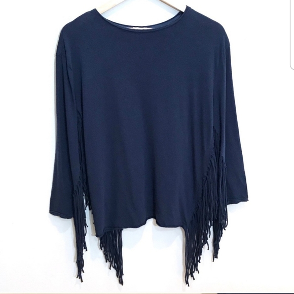 Zara Tops - ZARA Fringe top!! Sz Med. NWT!